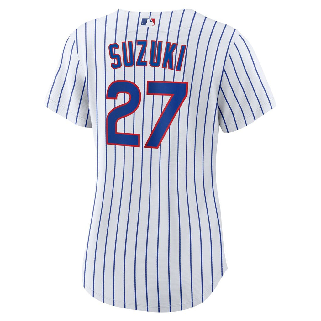 Chicago Cubs Seiya Suzuki Women's Home Replica Jersey — White