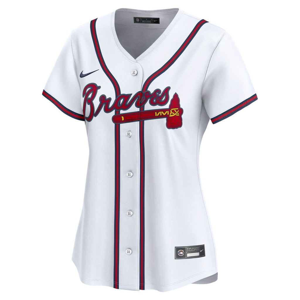 Atlanta Braves Women's Home Replica Team Jersey — White