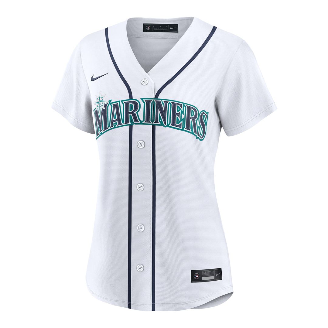 Seattle Mariners Luis Castillo Women's Home Replica Jersey — White
