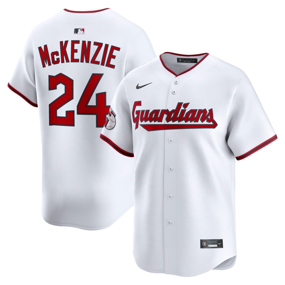 Cleveland Guardians Triston McKenzie Home Limited Jersey — White