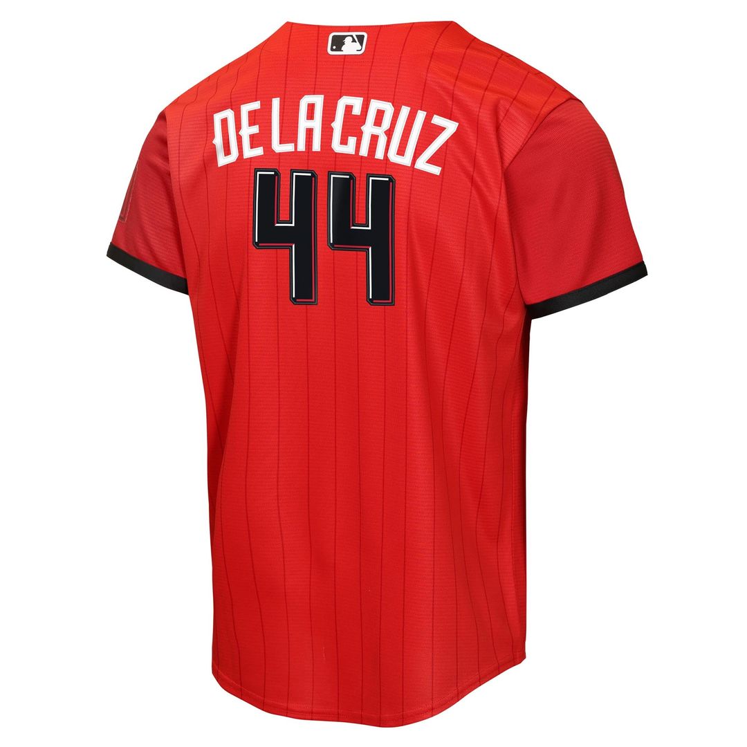 Cincinnati Reds Elly De La Cruz Youth 2026 City Connect Stadium Jersey — Red