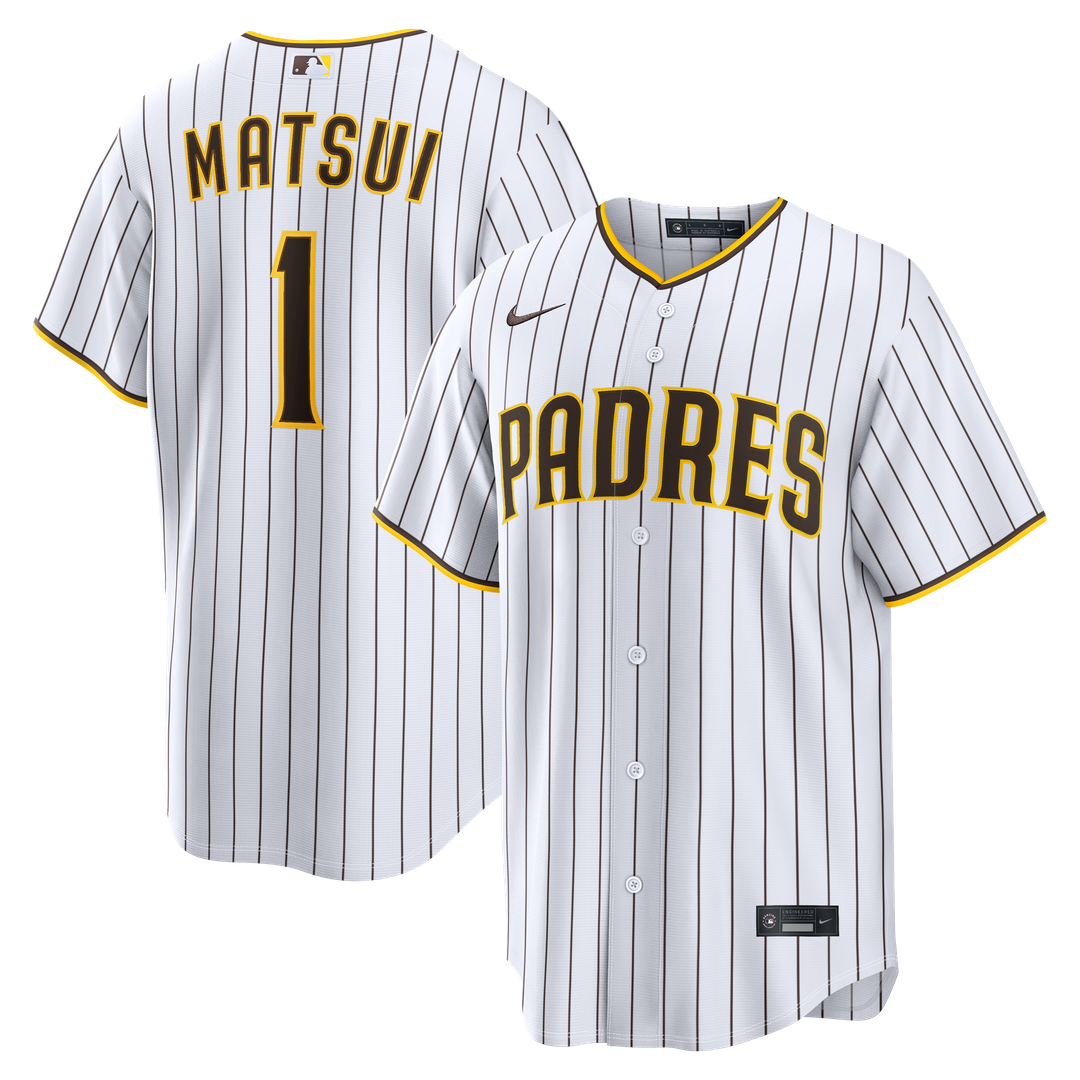 San Diego Padres Yuki Matsui Home Replica Jersey — White