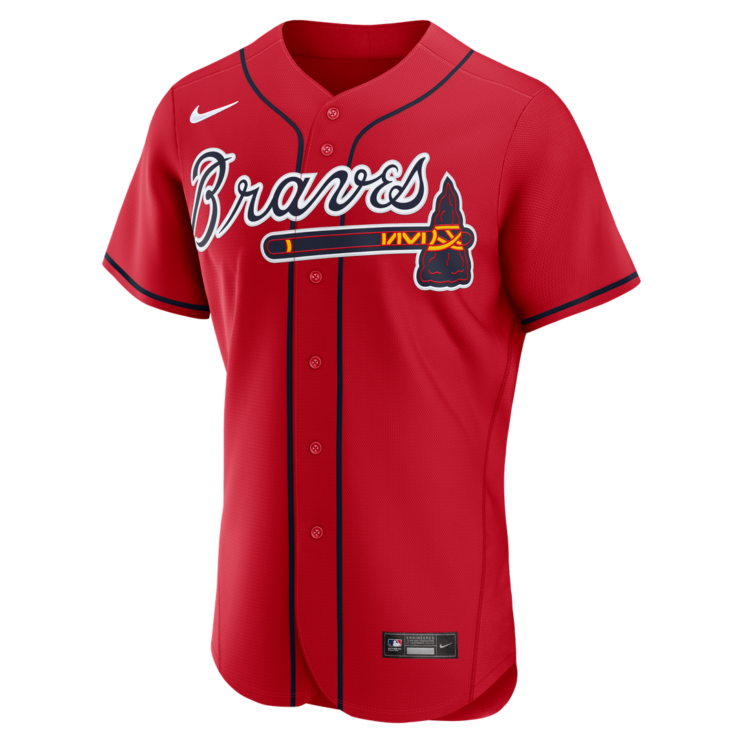 Atlanta Braves Drake Baldwin MLB Awards Authentic Jersey — Red
