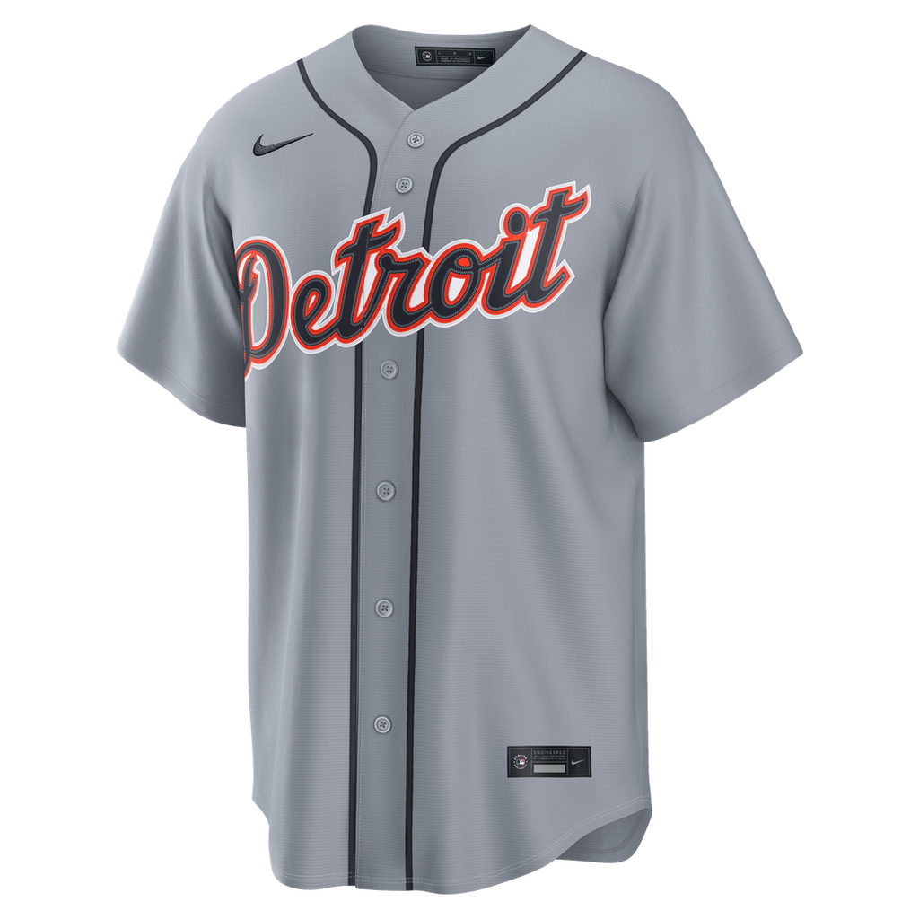 Detroit Tigers Tarik Skubal Road Replica Jersey — Gray