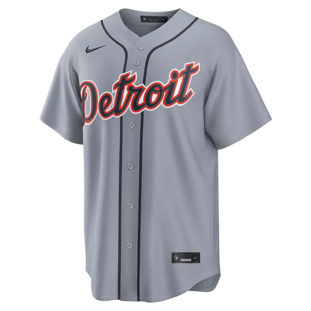 Detroit Tigers Tarik Skubal Road Replica Jersey — Gray