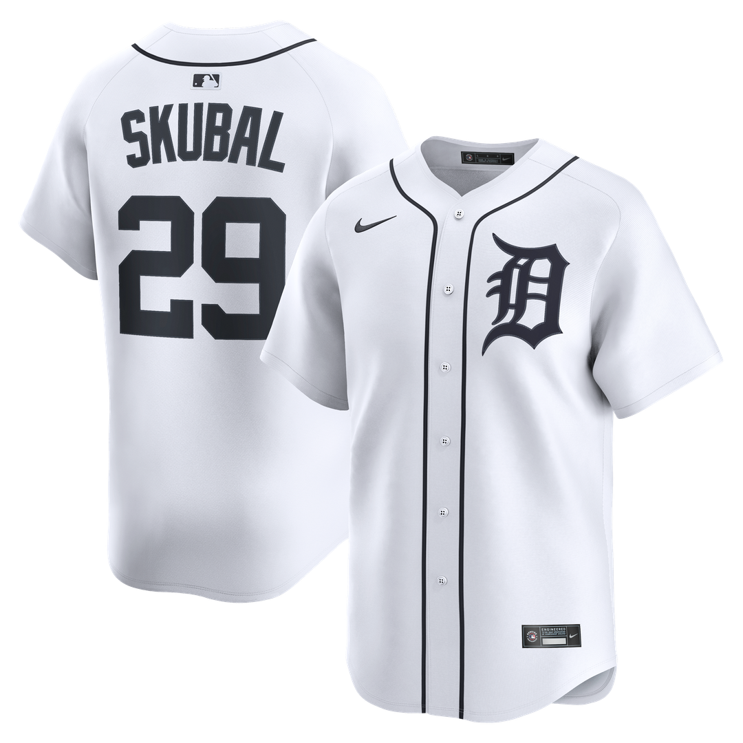 Detroit Tigers Tarik Skubal Home Limited Jersey — White