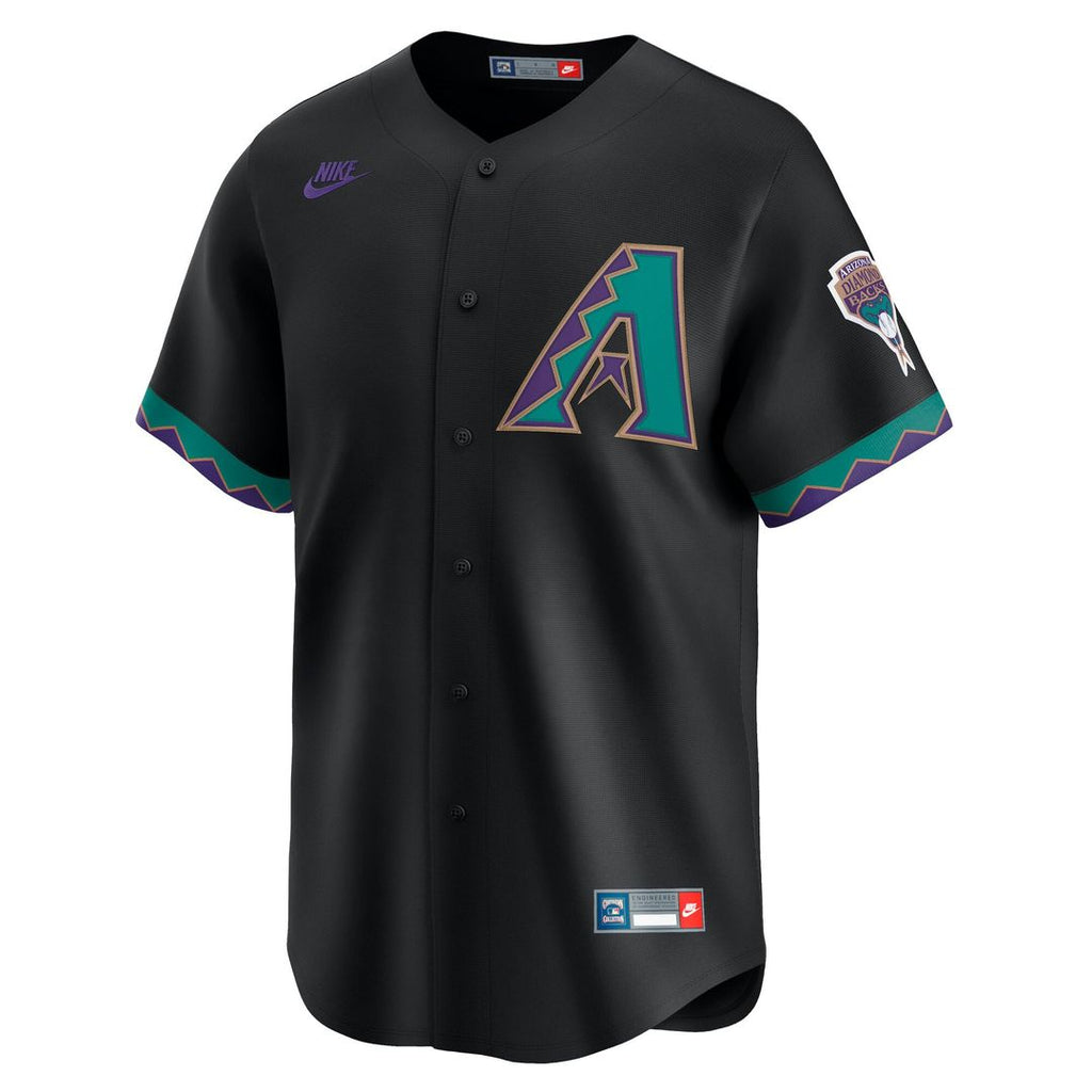 Arizona Diamondbacks Randy Johnson Throwback Cooperstown Limited Jersey — Black