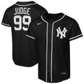 New York Yankees Aaron Judge Youth Fashion Replica Jersey — Black