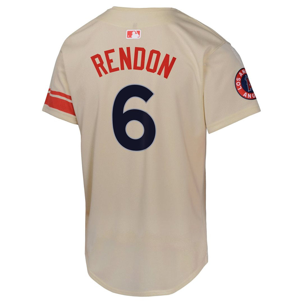 Los Angeles Angels Anthony Rendon Youth City Connect Limited Jersey — Cream
