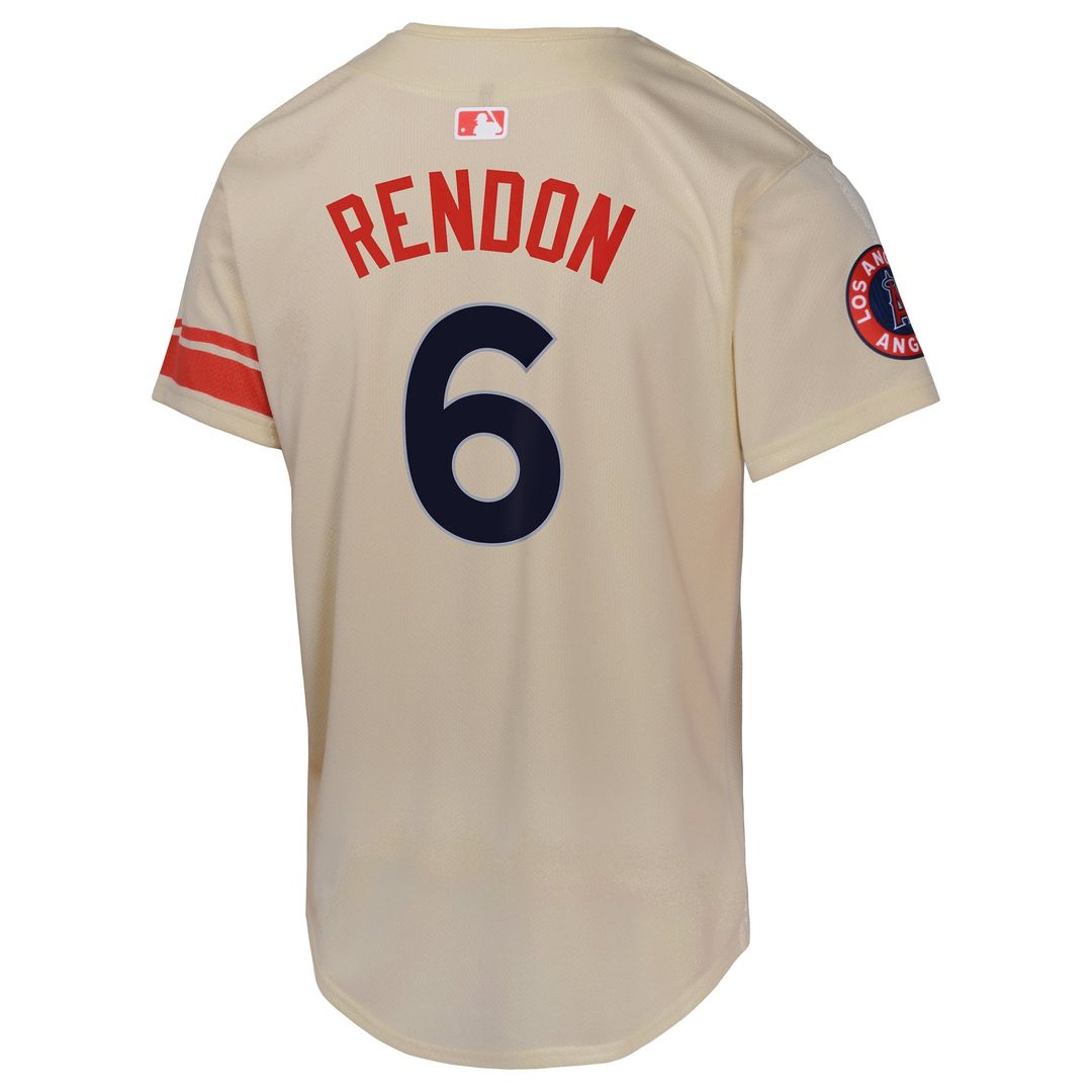 Los Angeles Angels Anthony Rendon Youth City Connect Limited Jersey — Cream
