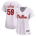 Philadelphia Phillies Jhoan Duran Women's Home Limited Jersey — White