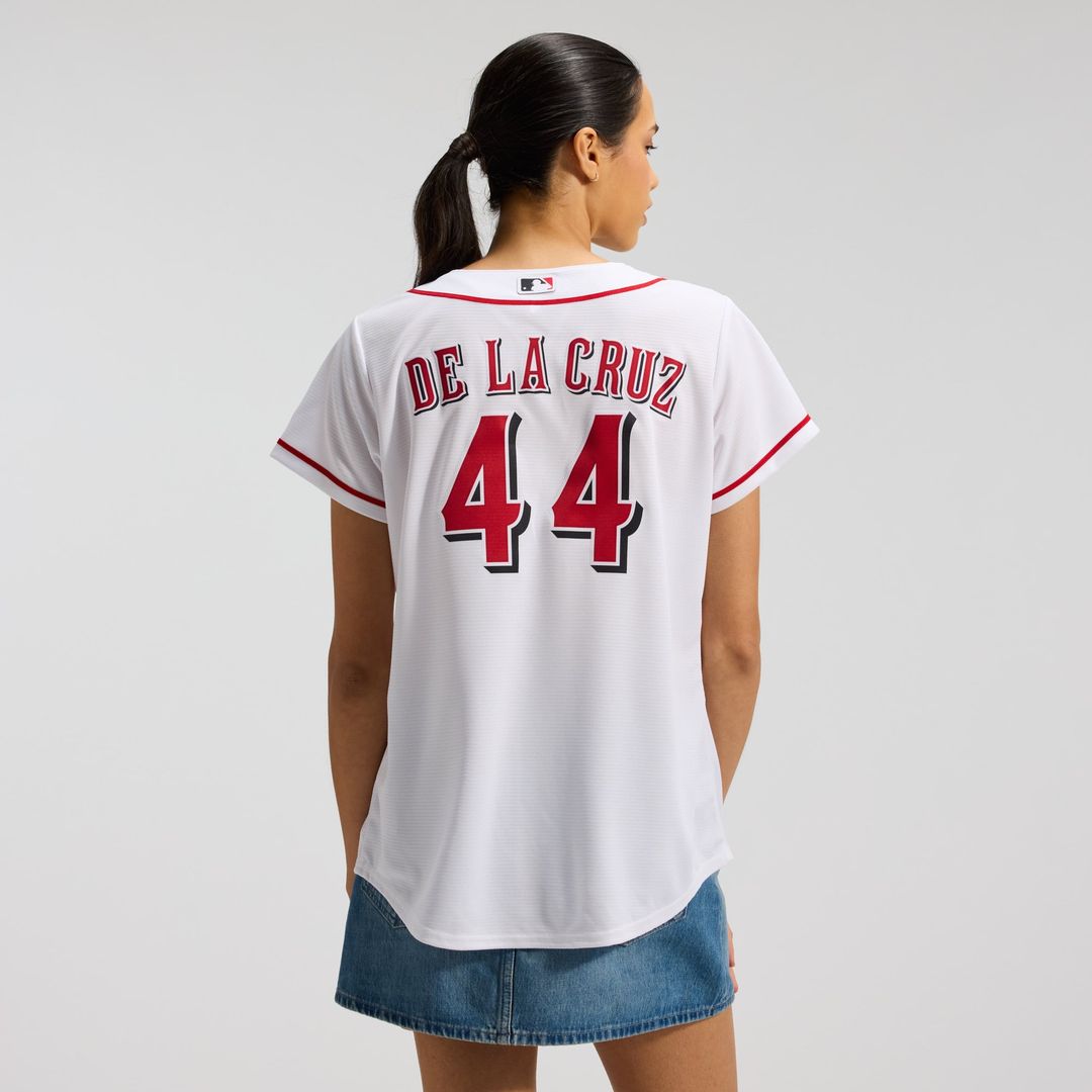 Cincinnati Reds Elly De La Cruz Women's Home Replica Jersey — White