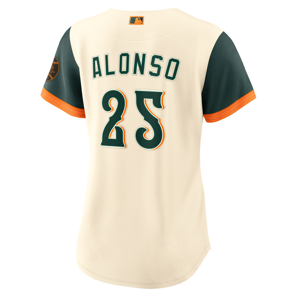 Baltimore Orioles Pete Alonso Women's 2026 City Connect Stadium Jersey — Cream