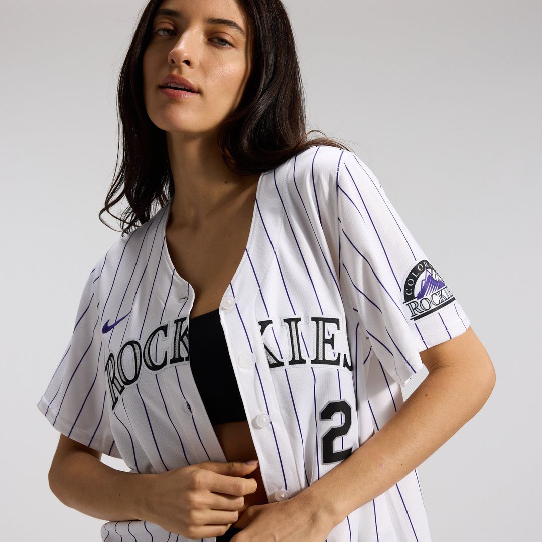 Colorado Rockies Kris Bryant Women's Home Limited Jersey — White