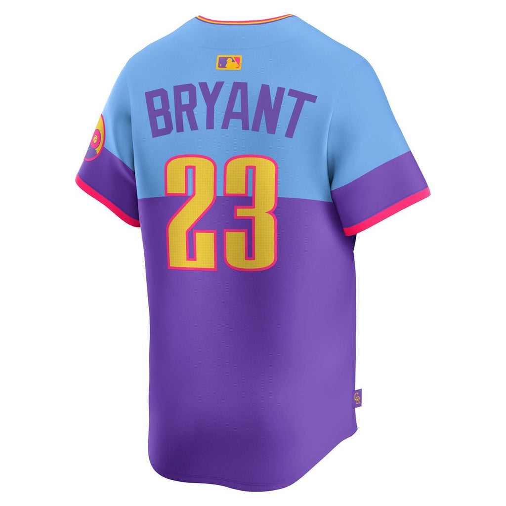 Colorado Rockies Kris Bryant 2025 City Connect Limited Jersey — Purple/Light Blue