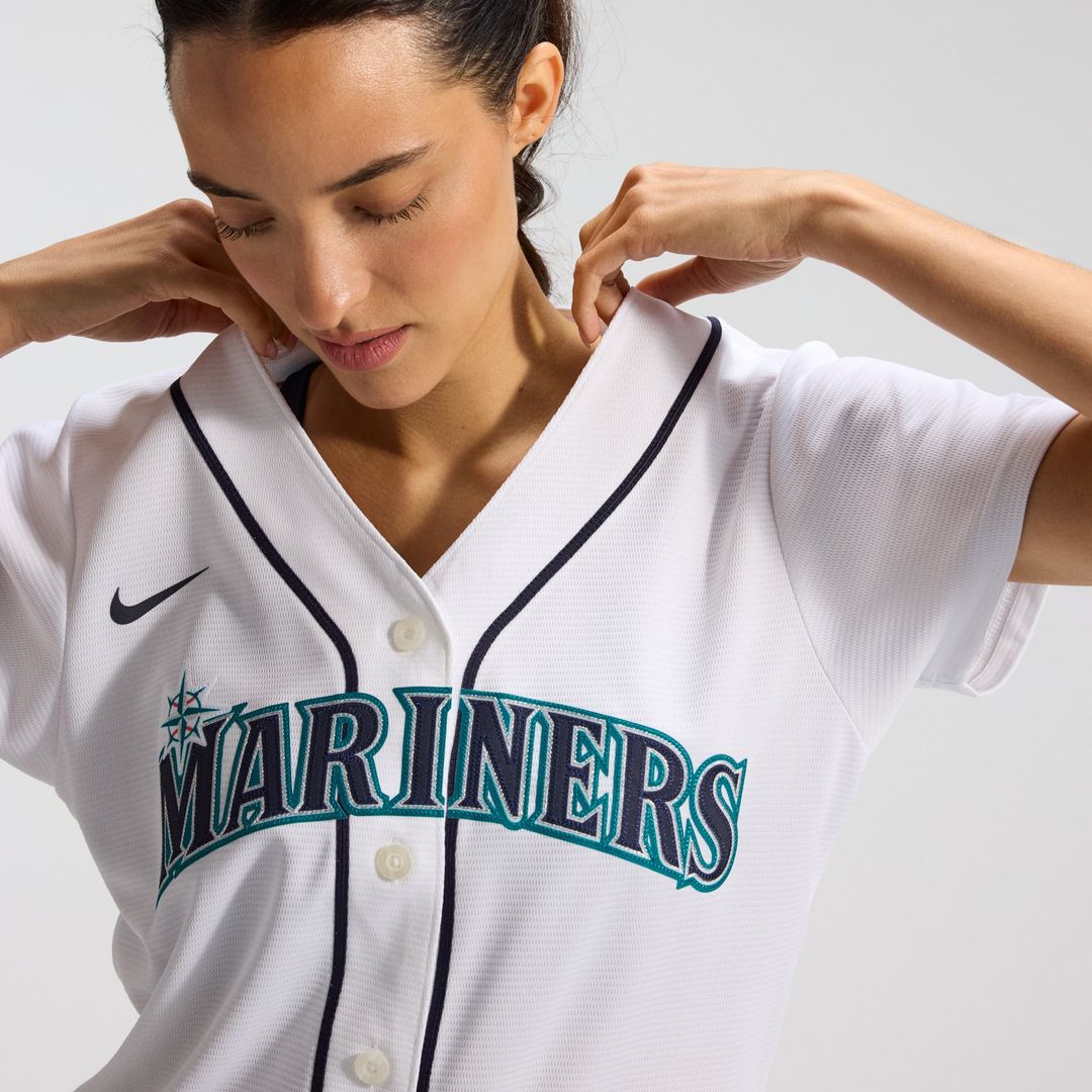 Seattle Mariners Cal Raleigh Women's Home Replica Jersey — White
