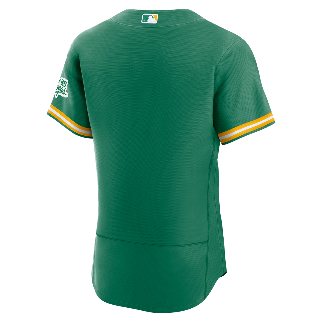 Athletics Alternate Authentic Jersey — Green