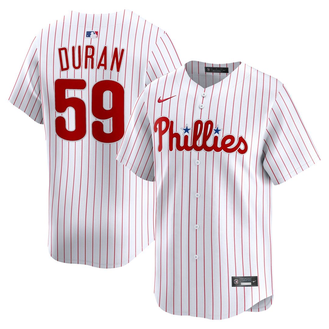Philadelphia Phillies Jhoan Duran Home Limited Jersey — White