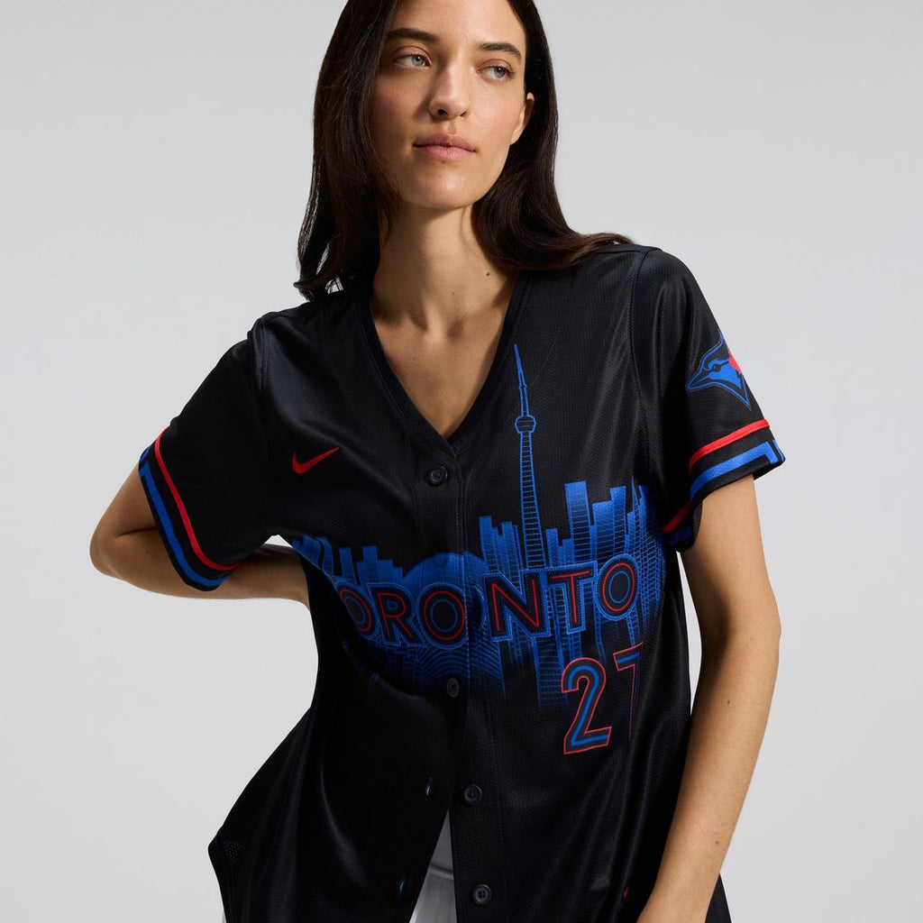 Toronto Blue Jays Vladimir Guerrero Jr. Women's 2024 City Connect Limited Jersey — Navy