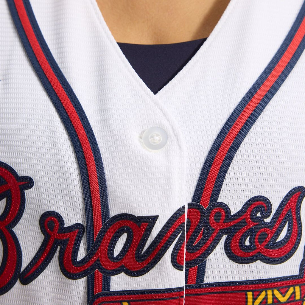 Atlanta Braves Women's Home Replica Team Jersey — White