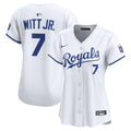 Kansas City Royals Bobby Witt Jr. Women's Home Limited Jersey — White