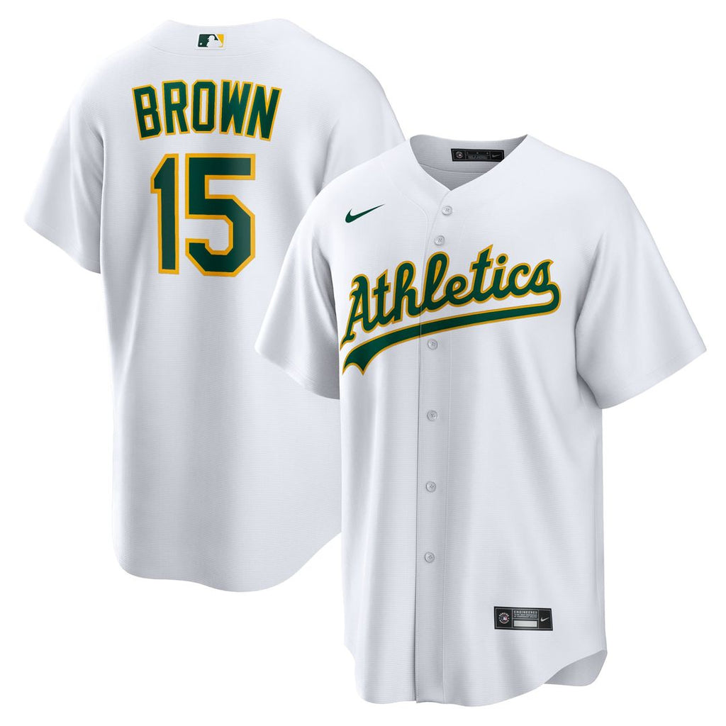 Athletics Seth Brown Home Replica Jersey — White
