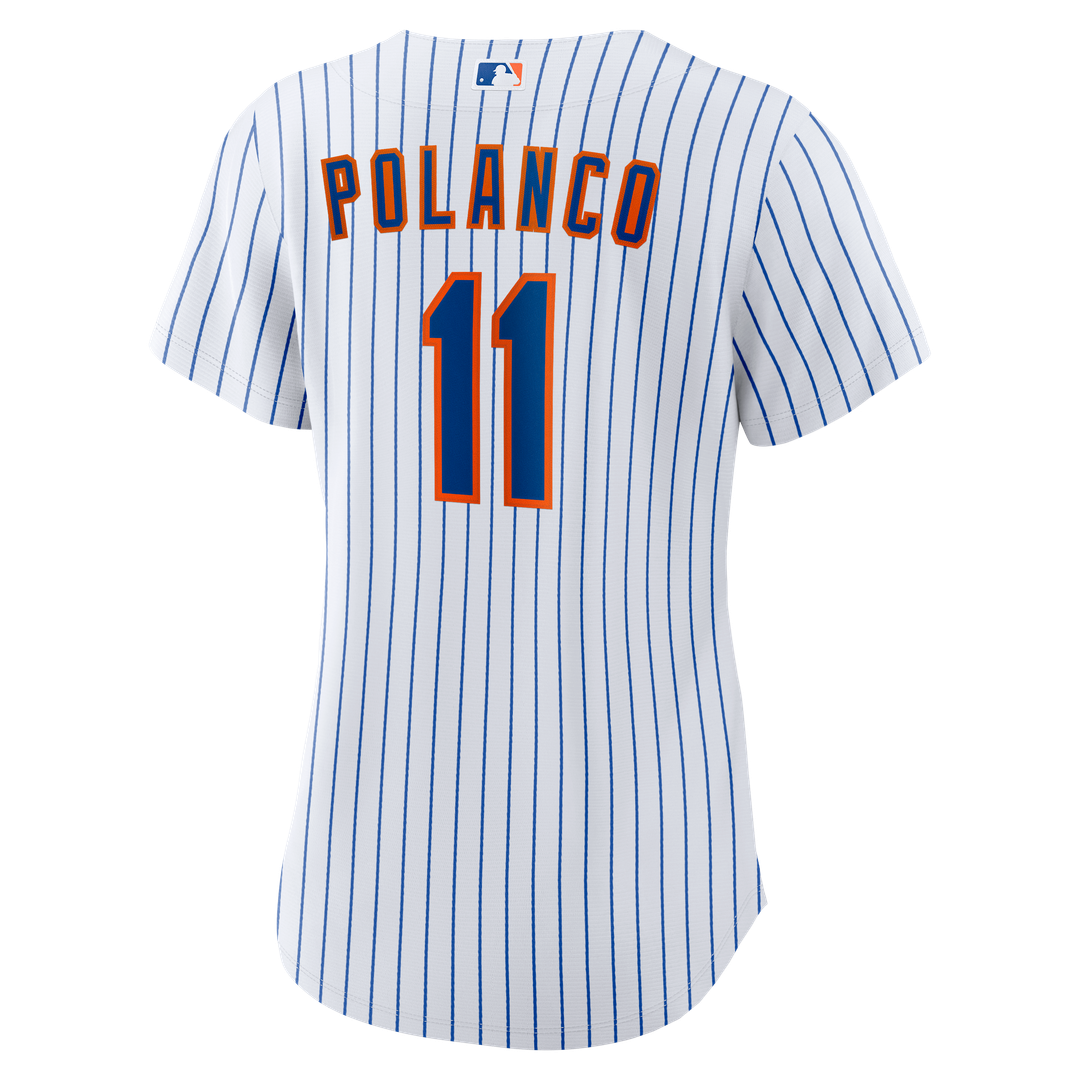 New York Mets Jorge Polanco Women's Home Replica Jersey — White