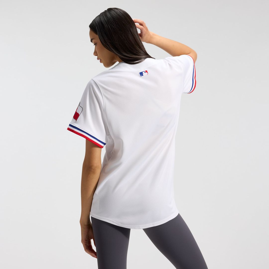 Texas Rangers Women's Home Limited Jersey — White