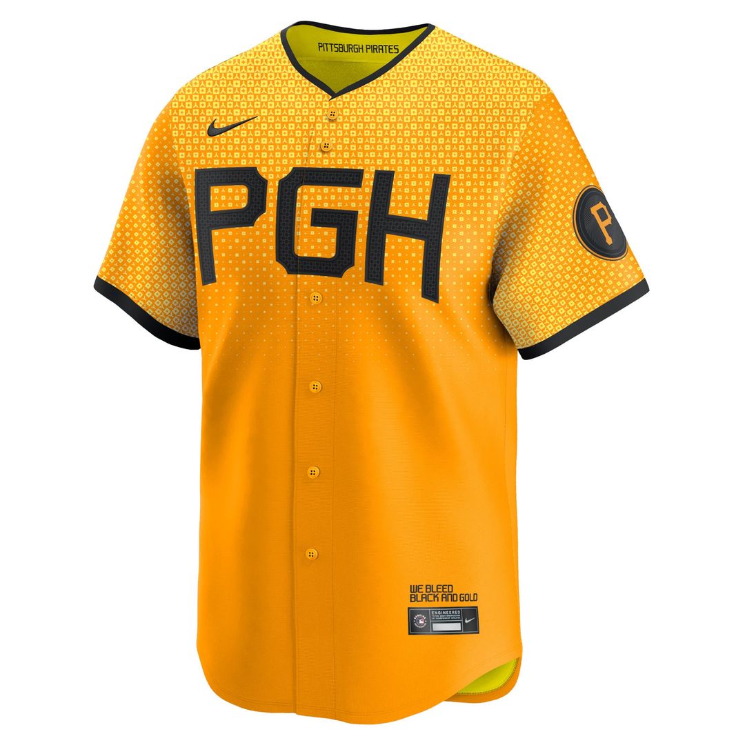 Pittsburgh Pirates City Connect Limited Jersey — Gold