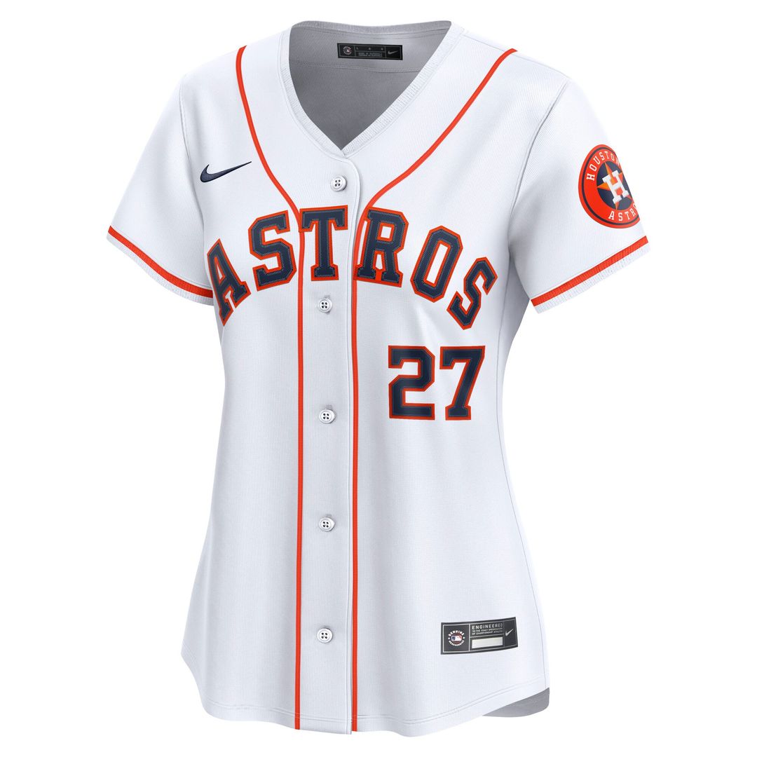 Houston Astros Jose Altuve Women's Home Limited Jersey — White