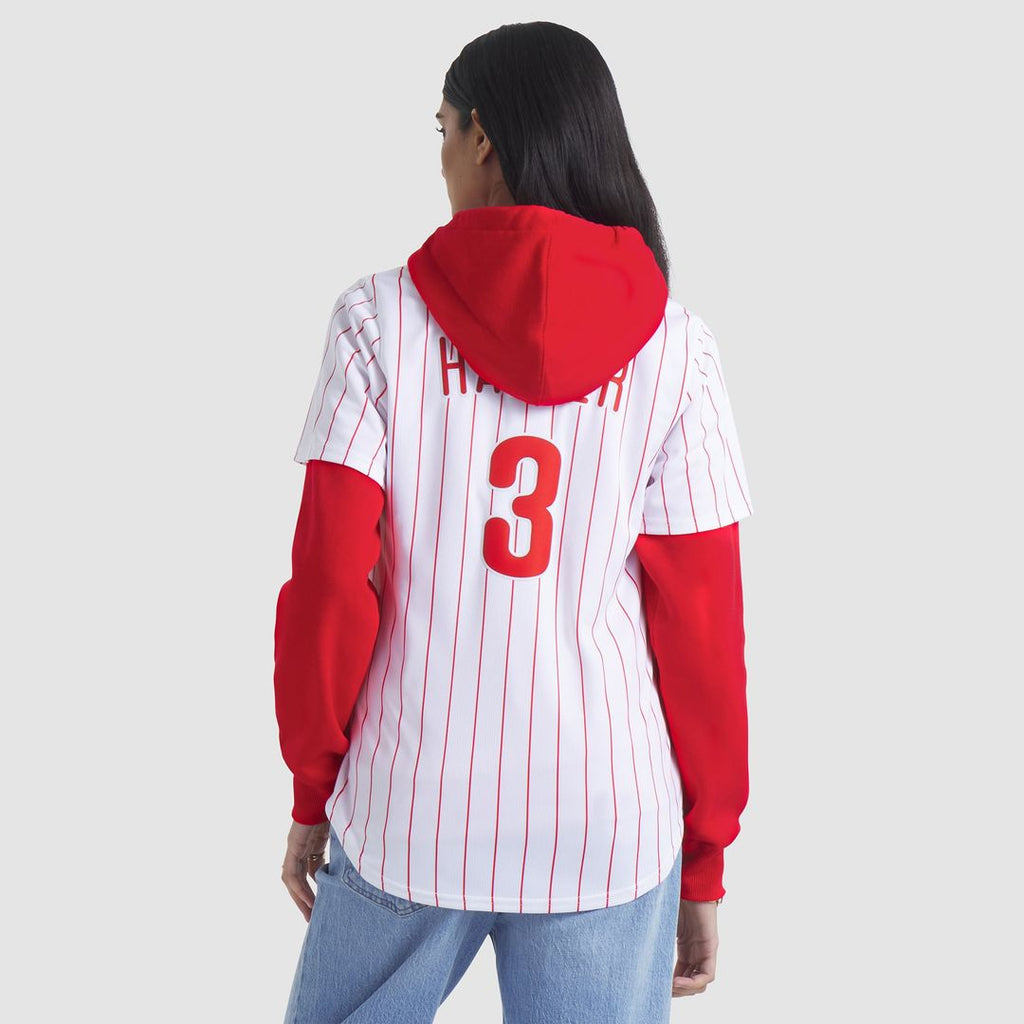 Philadelphia Phillies Bryce Harper Women's Home Limited Jersey — White