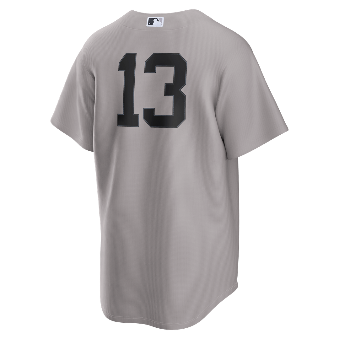 New York Yankees Jazz Chisholm Jr. Road Replica Jersey — Gray