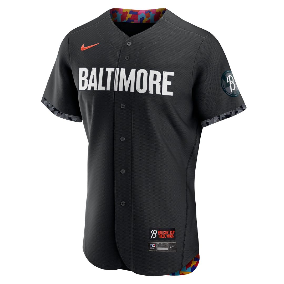 Baltimore Orioles City Connect Authentic Jersey — Black