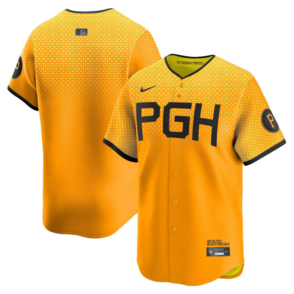 Pittsburgh Pirates City Connect Limited Jersey — Gold