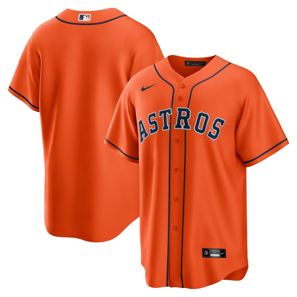 Houston Astros Alternate Replica Team Jersey — Orange