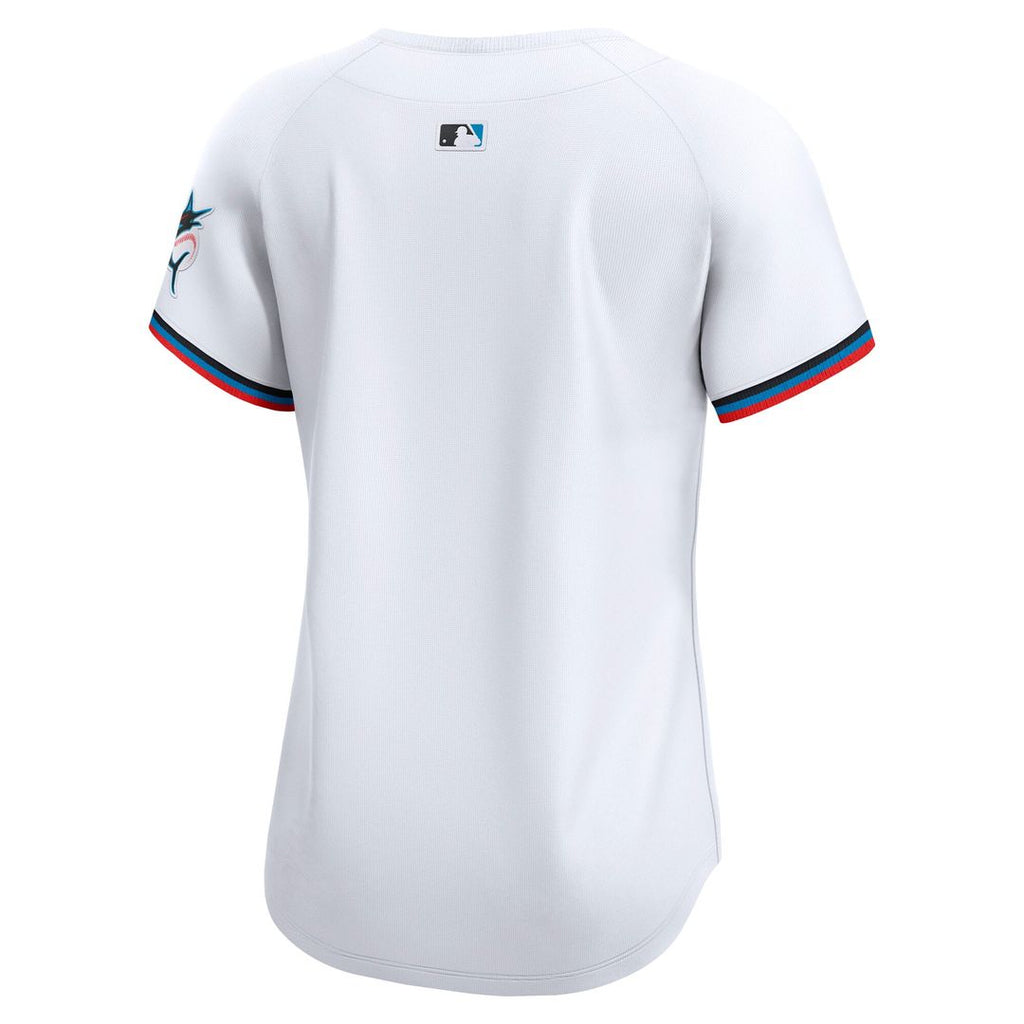 Miami Marlins Women's Home Limited Jersey — White