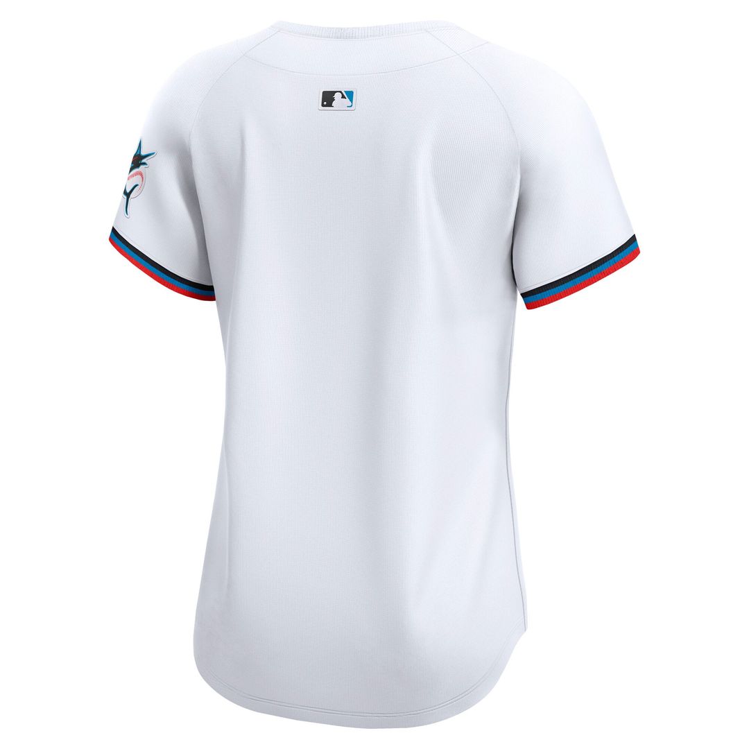 Miami Marlins Women's Home Limited Jersey — White