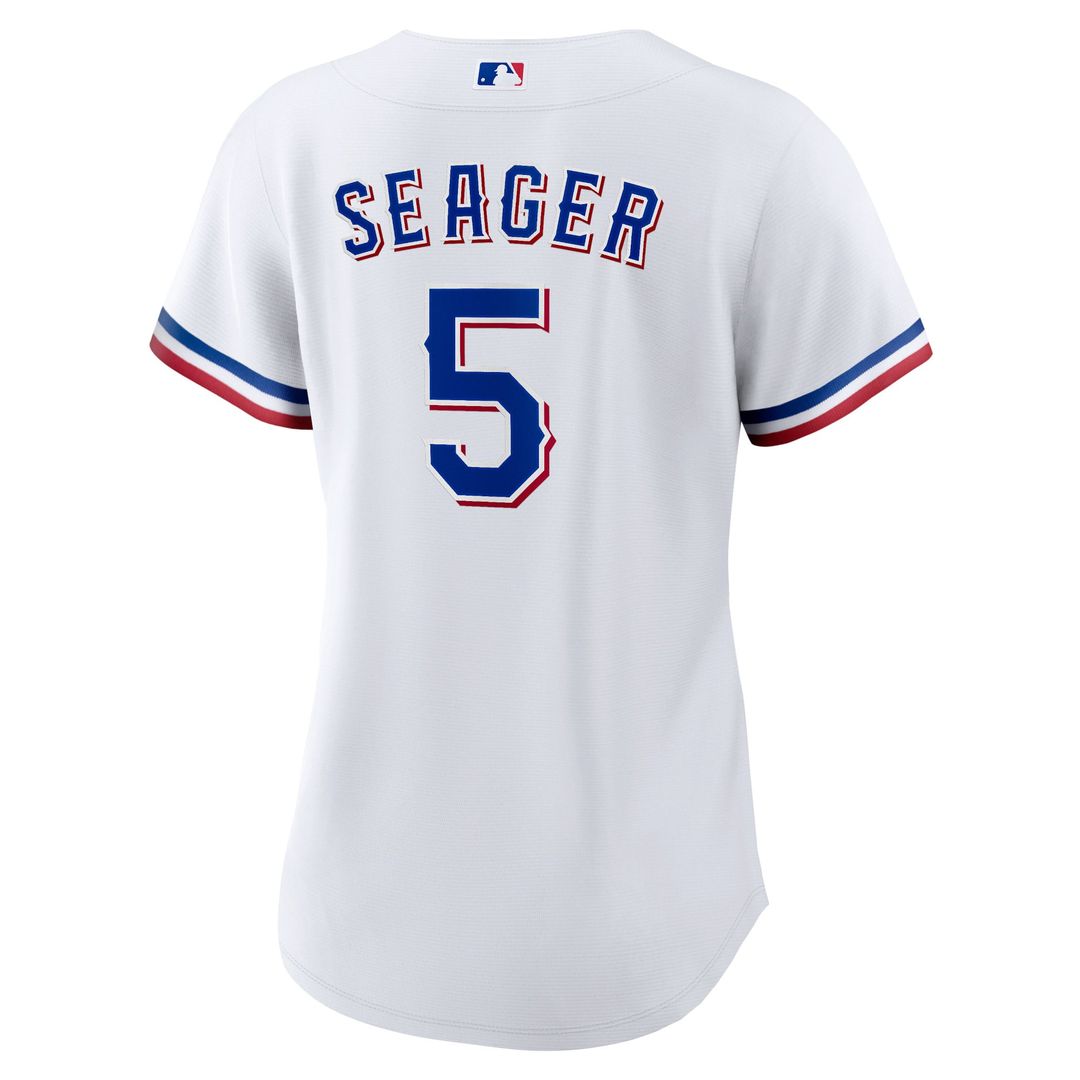 Texas Rangers Corey Seager Women's Home Replica Jersey — White