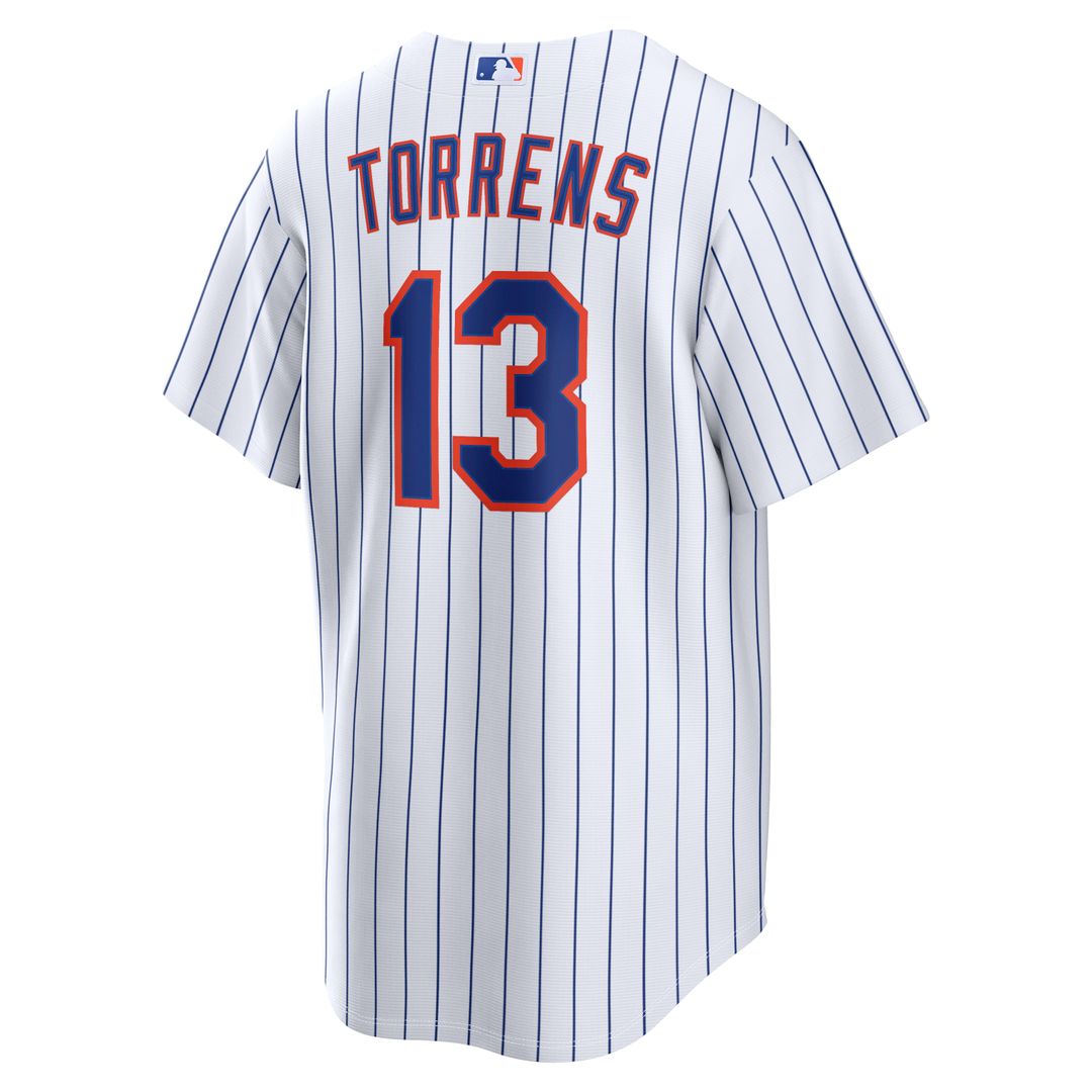 New York Mets Luis Torrens Home Replica Jersey — White