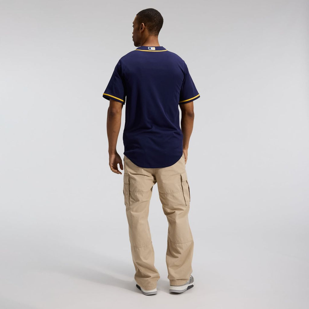 Milwaukee Brewers Home Replica Team Jersey — Cream