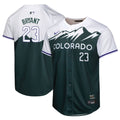Colorado Rockies Kris Bryant Youth City Connect Limited Jersey — Green