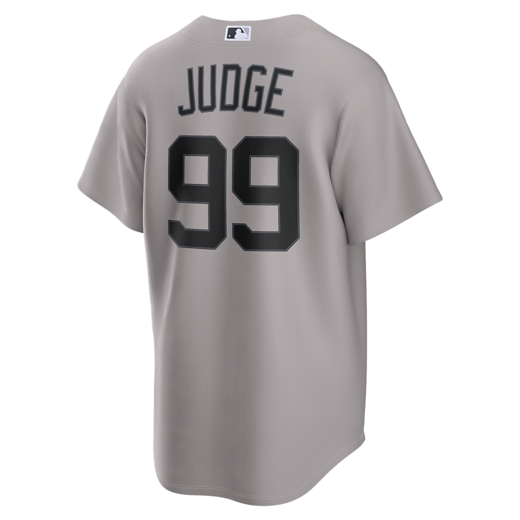 New York Yankees Aaron Judge Road Replica Jersey — Gray