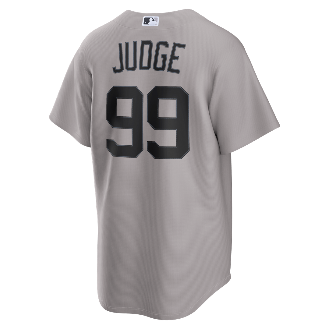 New York Yankees Aaron Judge Road Replica Jersey — Gray