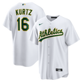 Athletics Nick Kurtz Home Replica Jersey — White