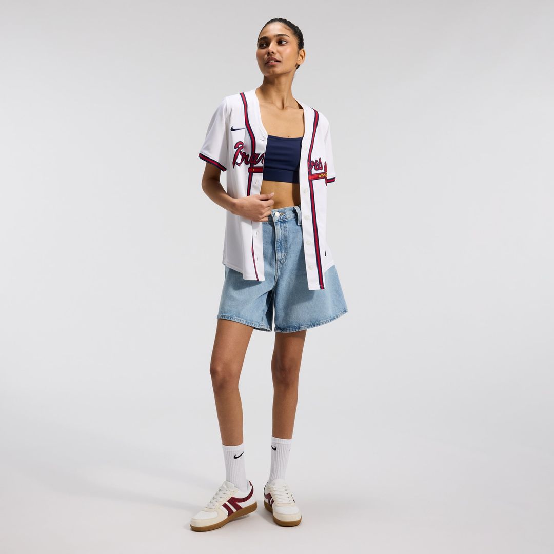 Atlanta Braves Women's Home Limited Jersey — White