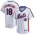 New York Mets Darryl Strawberry Throwback Cooperstown Limited Jersey — White
