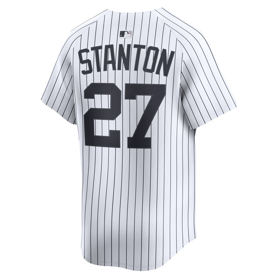 New York Yankees Giancarlo Stanton Home Limited Jersey — White