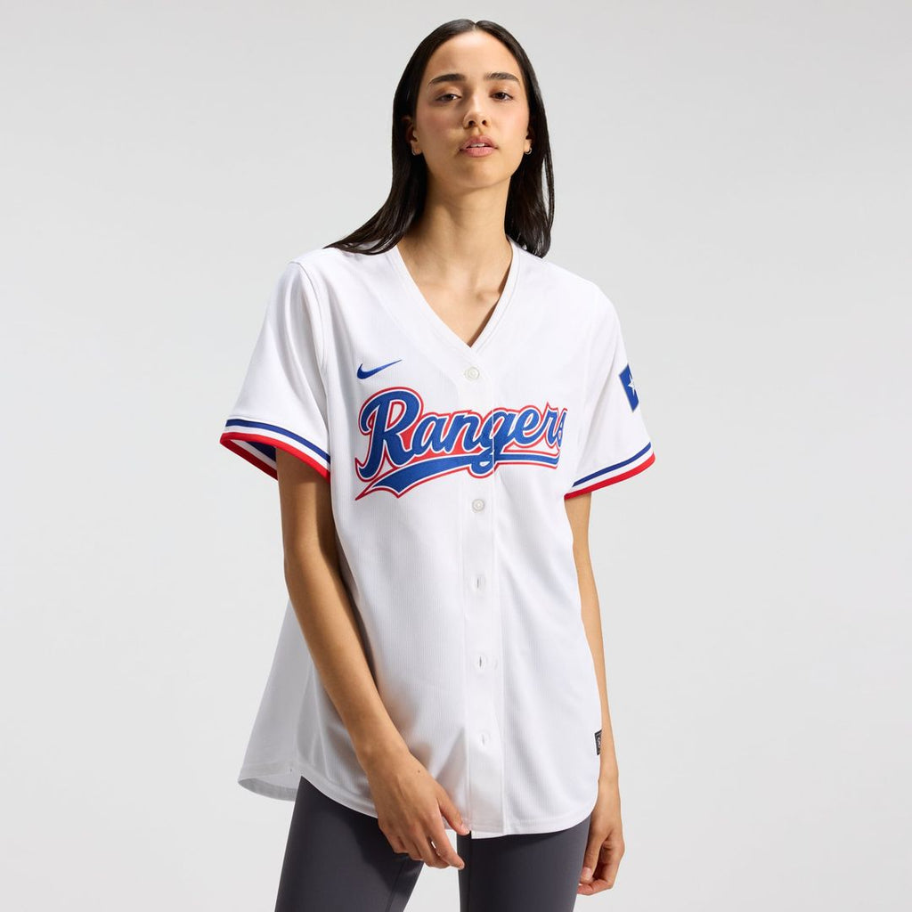 Texas Rangers Women's Home Limited Jersey — White