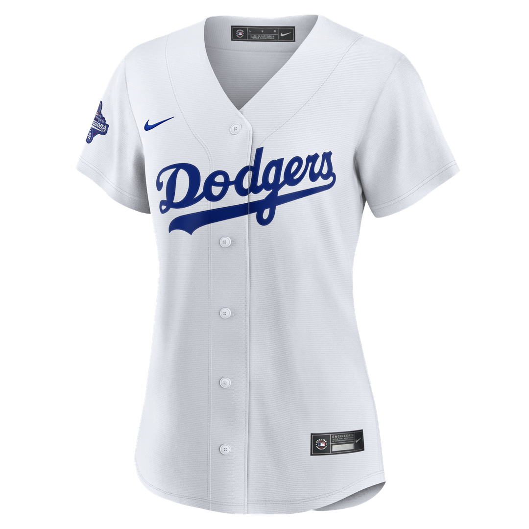 Los Angeles Dodgers Shohei Ohtani Women's 2025 World Series Champions Home Replica Jersey — White