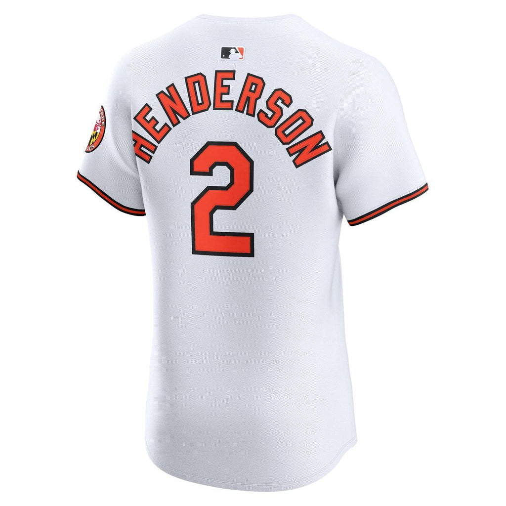 Baltimore Orioles Gunnar Henderson Home Elite Jersey — White